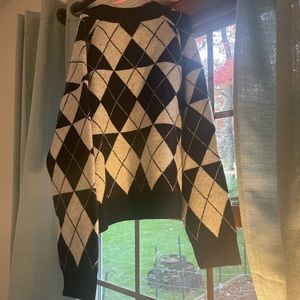 NEW! Velvet by graham and Spencer argyle cardigan sweater 🔥🔥